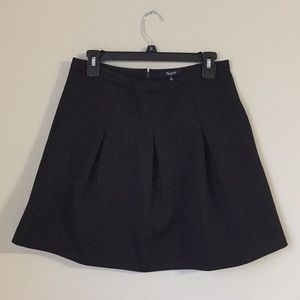 Madewell Black A-line skirt. NWOT